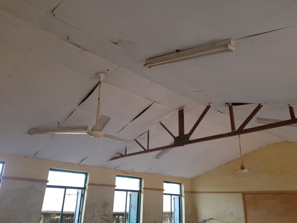 State of the classroom roof