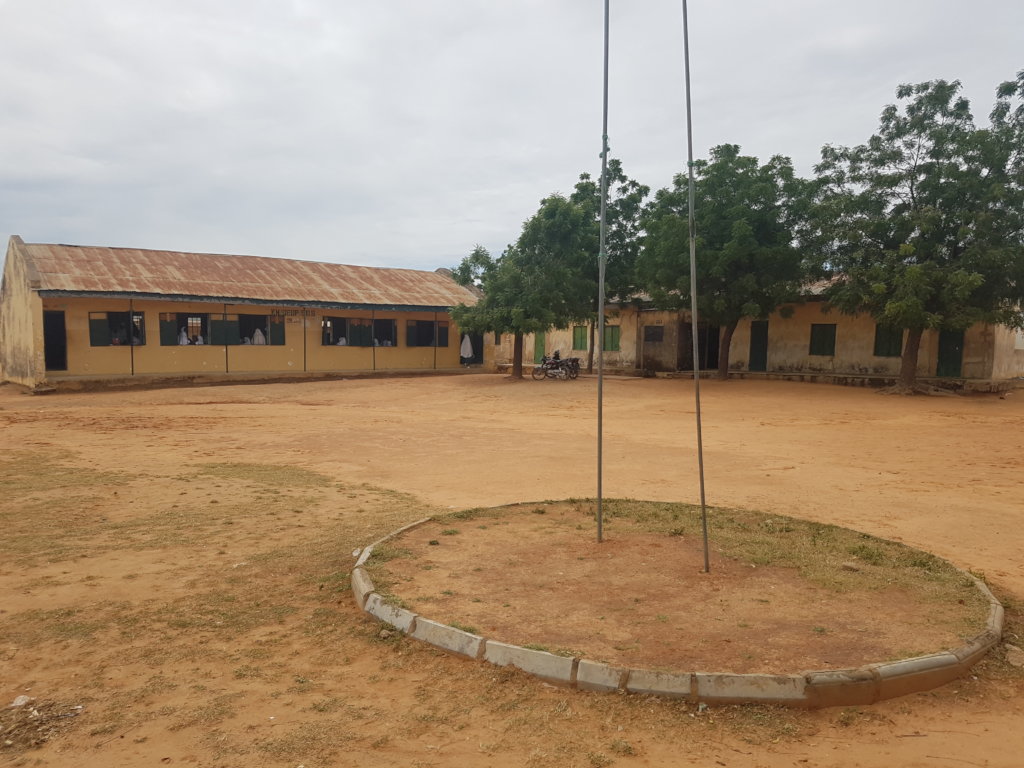 Three blocks of classrooms for 690 girls