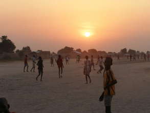 Football on the Airstrip