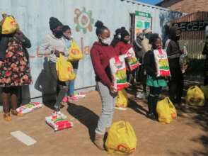 Food parcels for child-headed households