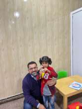 CEO Mr. Alowaid with Samana @autism therapy center
