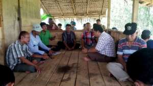 Meeting with local encroachers