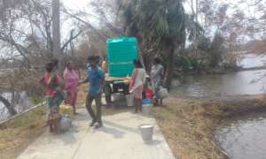 sending drinking water