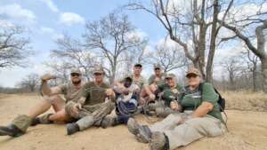 Group photo after a successful snare sweep.