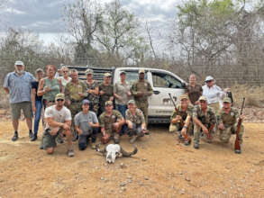 PNHF directors and volunteers after a snare sweep