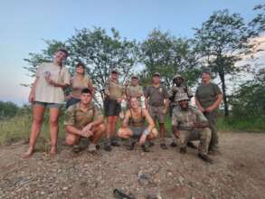 Snare sweep team with snares removed