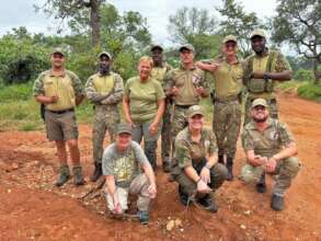 PNHF Team and volunteers after a snare sweep