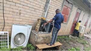 Maintenance being carried out on the SAC