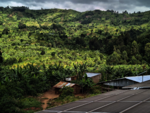 Two of the newly connected households