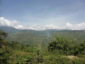Mountainous scenery from Mbata
