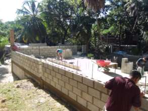 The new rehab building - construction underway