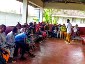 A counselling session at the Youth Friendly Clinic