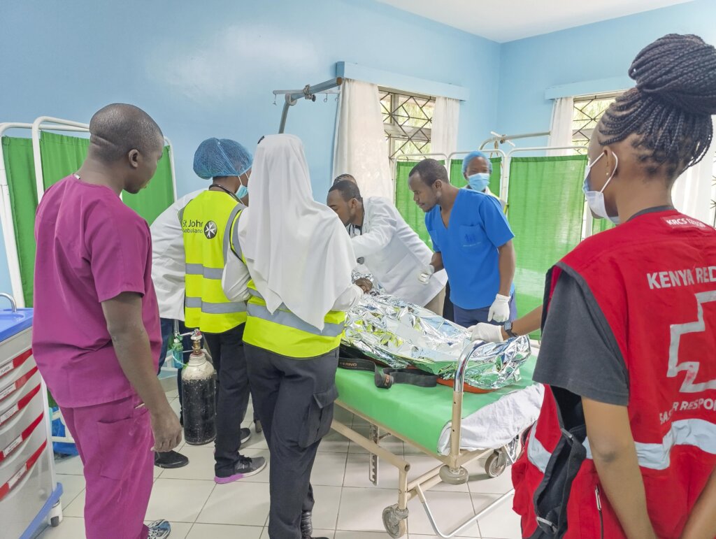 A joint Emergency response with Kenya Red-Cross