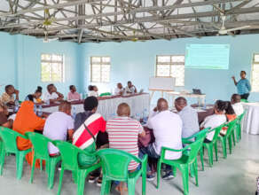 Healthcare workers training at MMC