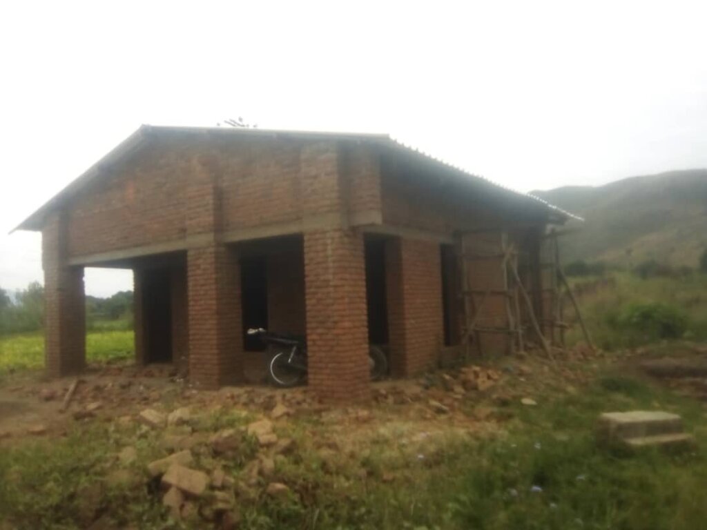Rice mill building at Mbando village