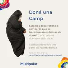 CAMPS manufacturing shelter coats for the homeless