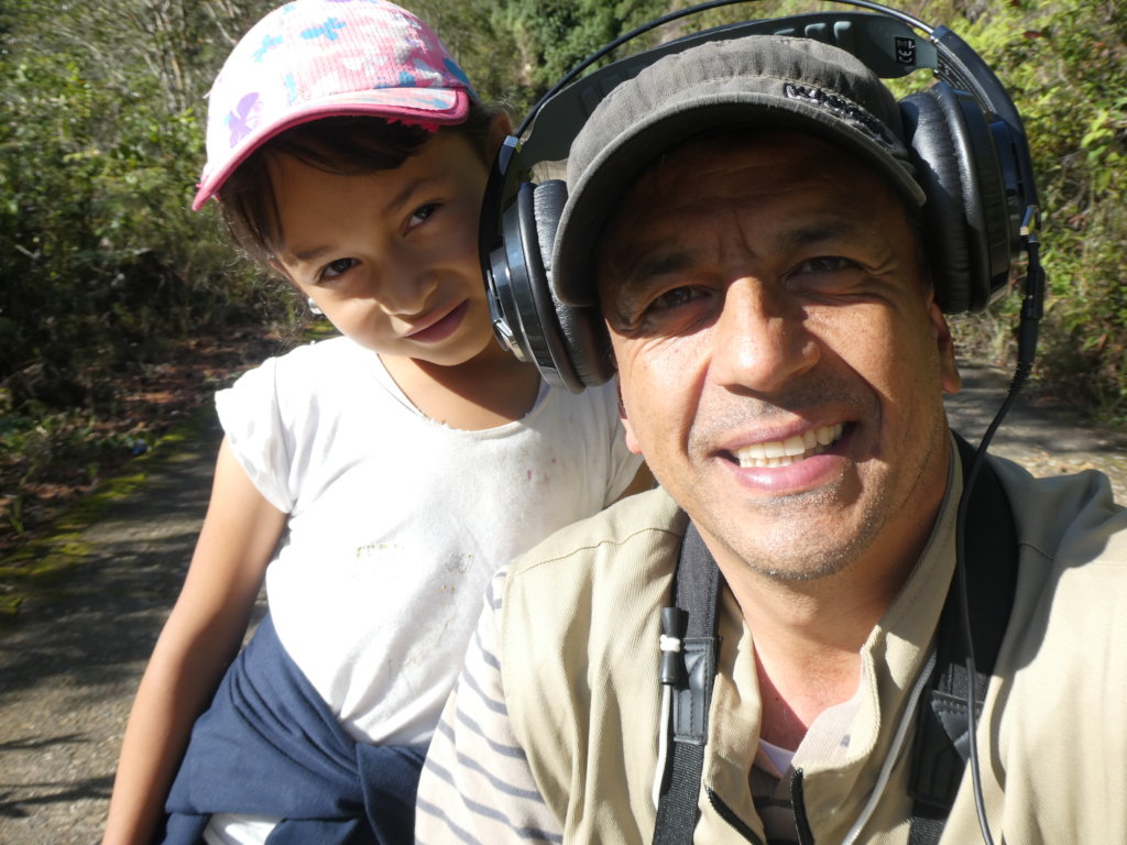 Recording bird sounds, and sharing with locals