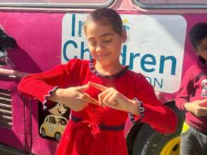 Girls like Sara* studying at the Hope Bus