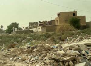 The neighborhood where Hope Bus children live