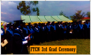 Students pause for a photo after graduation
