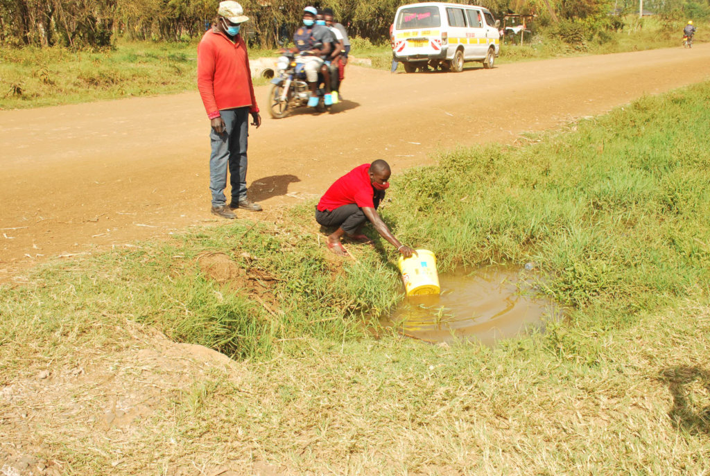 A member from Nyamonge Community
