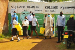 Students out in search of Water