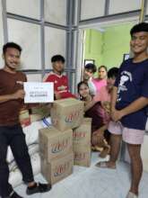Distributed food packages to Moken Children Home