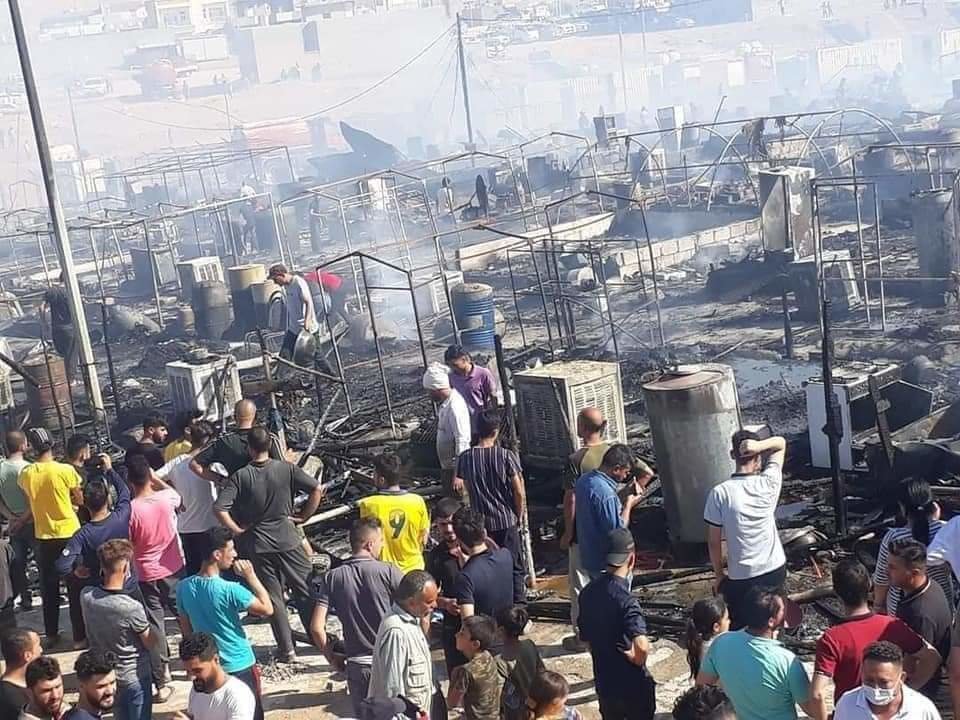 Recovery Fund - Massive Yezidi IDP Camp Fire