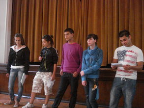 Sofia youth presenting their book