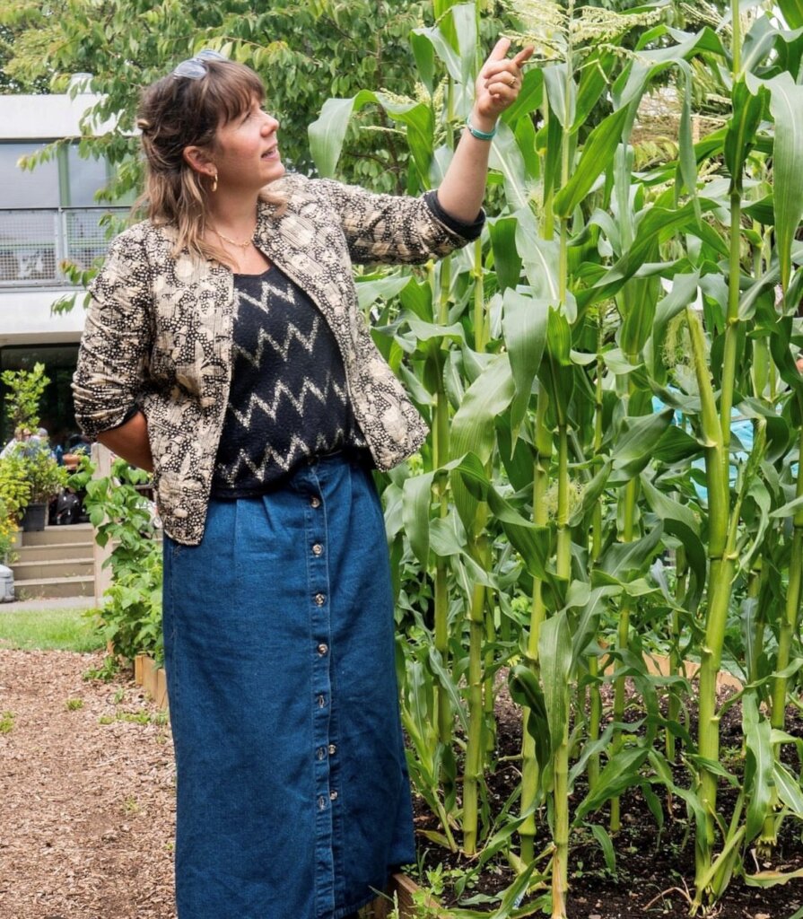 Kerry Godliman visits Putting Down Roots garden