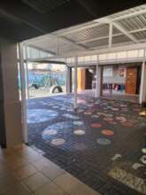 Inside view of Ubunye's courtyard