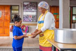 Lunch time at Ubunye Educare Centre