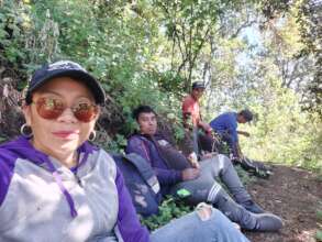 HSP staff Lesly, Santiago and Chuicutama Guardians