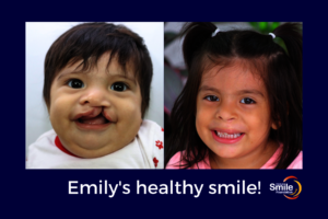 Emily's healthy smile