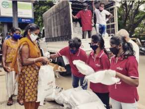 Covid: Feed 145 families living in Bangalore slums
