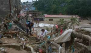 Child washed away from flood