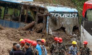 Buses rescue by police