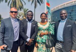 Ian Harvey with Kimbilio Leadership Team