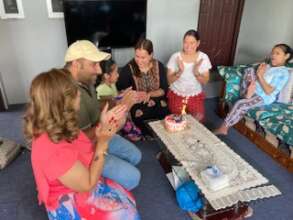 celebrating being a family