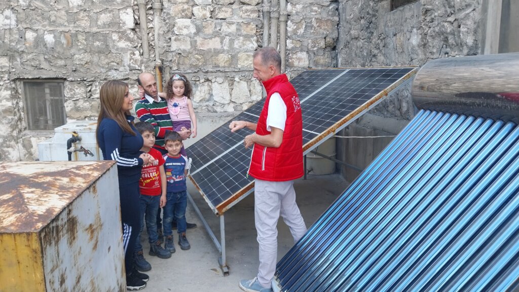 Solar panels for families in Syria