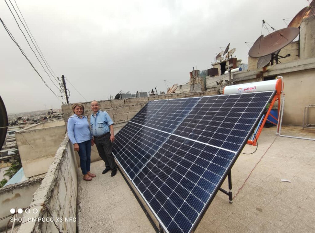 Solar panels for families in Syria