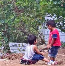 the kids need water and food