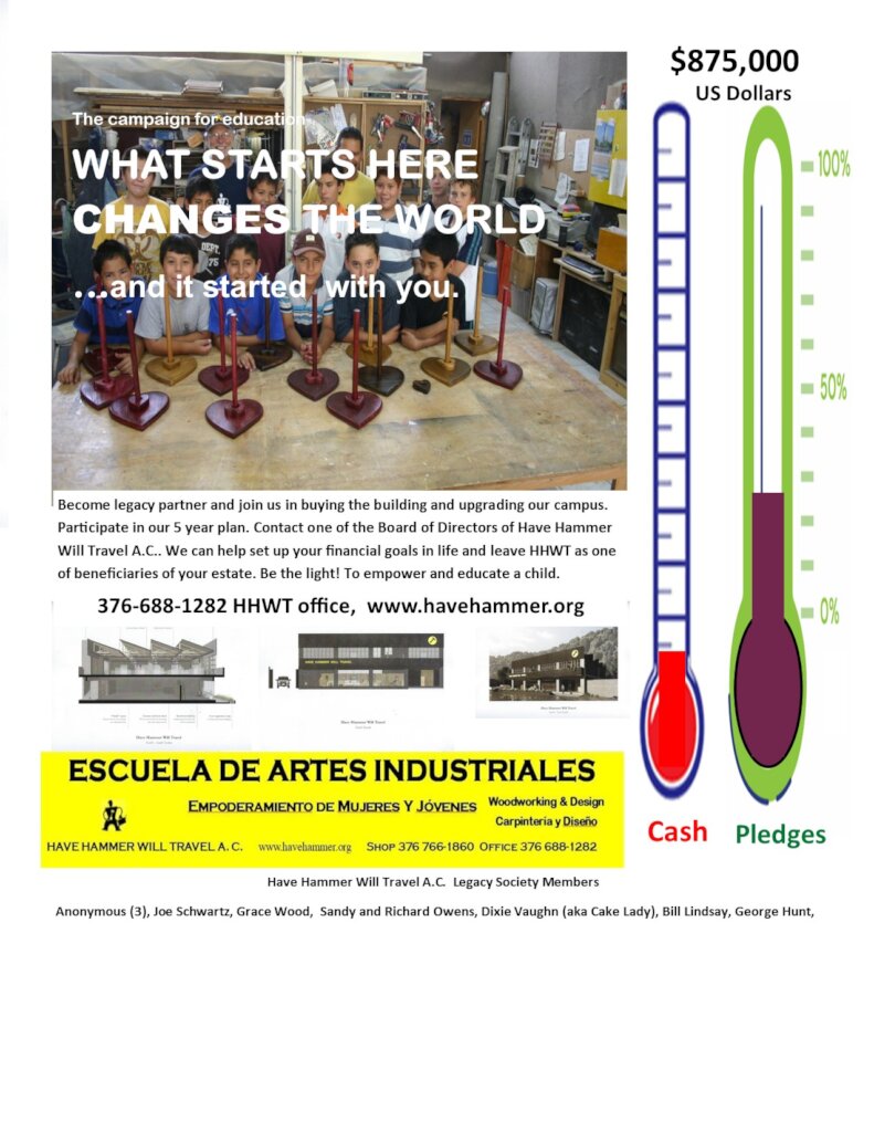 capital campaign Escuela de Artes industrailes