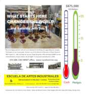 capital campaign Escuela de Artes industrailes