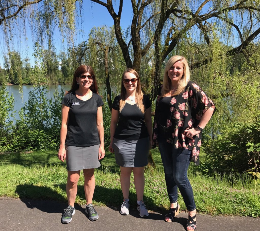 ADA staff members celebrated by taking a walk