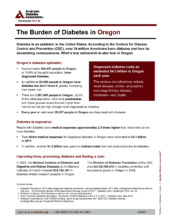 Diabetes Statistics- Oregon