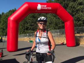 Helen rides 104 miles for her daughter every year!