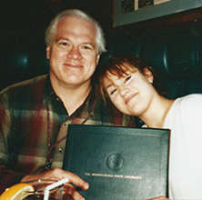 George "Stoney" Pavlik and his daughter, Audra