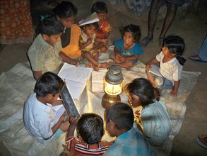 intelligent boy drawing attention of others