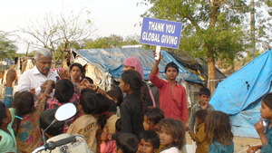 Children eager to get their turn
